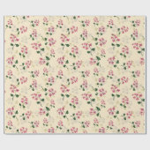 Papier Cadeau Belle florale sans couture motif oubli-me-non pi (Plat)