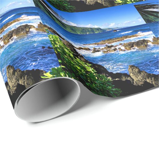 Papier Cadeau Belle Hawaii (Coin rond)