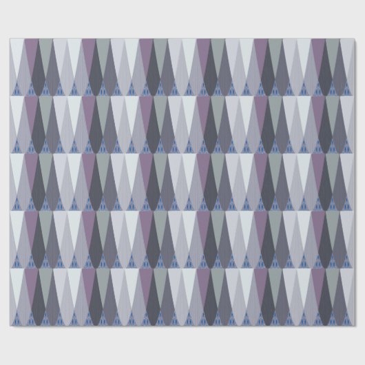 Papier Cadeau Belle impression Extraordinaire Chevron Design Art (Plat)
