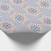 Papier Cadeau Belle Impression Géométrique Pastel Extraordinaire (Coin)