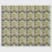 Papier Cadeau Belle Lys d'Été (Plat)