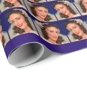 Papier Cadeau belle mariée des années 1940 (Coin rond)