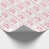 Papier Cadeau belle merry noël PAPIER EN BOUILLOIRE (Coin)