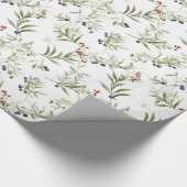 Papier Cadeau Belle Mistletoe de Noël (Coin)