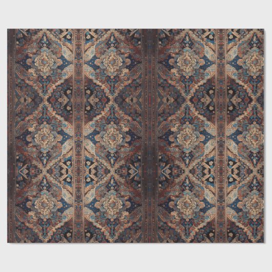 Papier Cadeau Belle Perse Ancien Motif Collection Moderne (Plat)