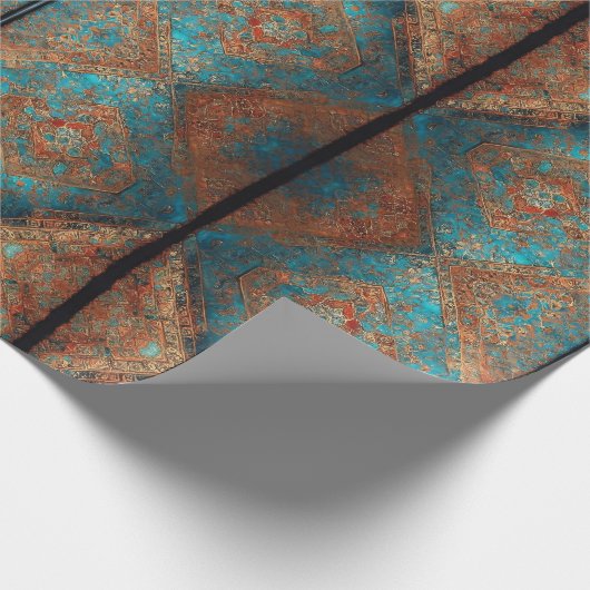 Papier Cadeau Belle Perse Ancien Motif Collection populaire (Coin)