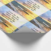 PAPIER CADEAU BELLE PHILIPPIENNE 4:13 PHOTO DE LA SCRIPTURE (Coin)