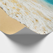 Papier Cadeau Belle plage d'été coucher de soleil (Coin)