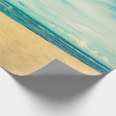 Papier Cadeau Belle plage tropicale et paysage de mer Voyage (Coin)