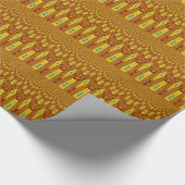 Papier Cadeau Belle Tribale africaine exceptionnelle (Coin)