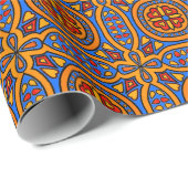 Papier Cadeau Belle tuile espagnole (Coin rond)