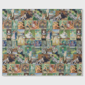 Papier Cadeau Belles et élégantes peintures Renoir (Plat)