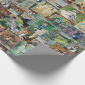 Papier Cadeau Belles et élégantes peintures Renoir (Coin)