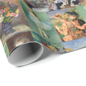 Papier Cadeau Belles et élégantes peintures Renoir (Coin rond)