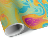 Papier Cadeau Belles Étoiles (Coin rond)