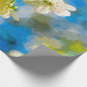 Papier Cadeau Belles fleurs de cerisiers (Coin)