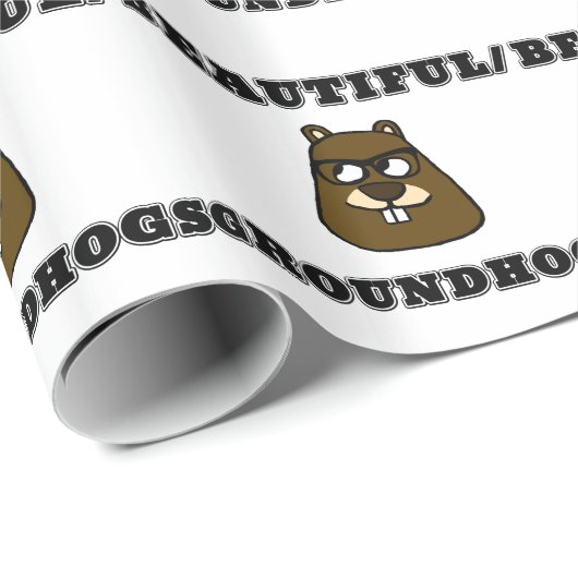 Papier Cadeau Belles/marmottes (Coin rond)