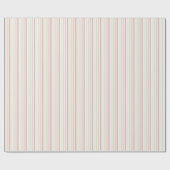 Papier Cadeau Belles rayures pastel. (Plat)