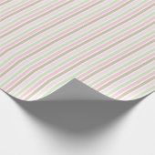 Papier Cadeau Belles rayures pastel. (Coin)