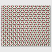 Papier Cadeau Belles Roses Rouges (Plat)