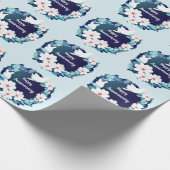 Papier Cadeau Belles tourterelles blanches (Coin)