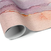 Papier Cadeau Belles vagues océaniques (Coin rond)