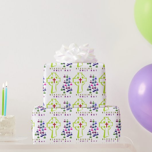 Papier Cadeau bénédiction de Dieu (Cadeaux de fête)
