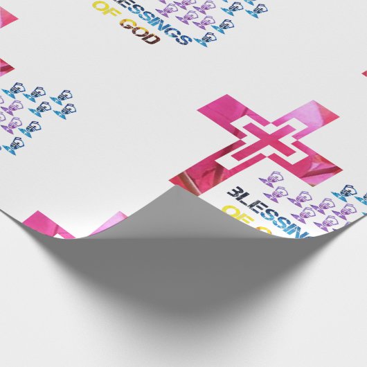 Papier Cadeau bénédiction de Dieu (Coin)