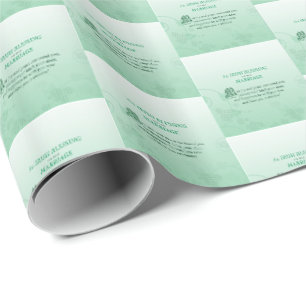Papier Cadeau Bénédiction de félicitations pour mariage irlandai
