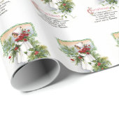 Papier Cadeau Bénédiction de Noël (Coin rond)