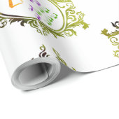 Papier Cadeau bénédiction style exclusif (Coin rond)