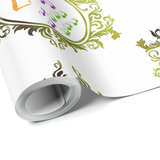 Papier Cadeau bénédiction style exclusif (Coin rond)