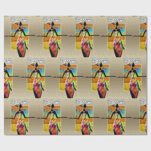 Papier Cadeau Bénédictions (Plat)