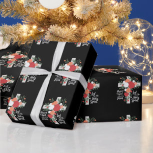 Papier Cadeau Béni par Dieu Aimé par Jésus Conduit par le Saint