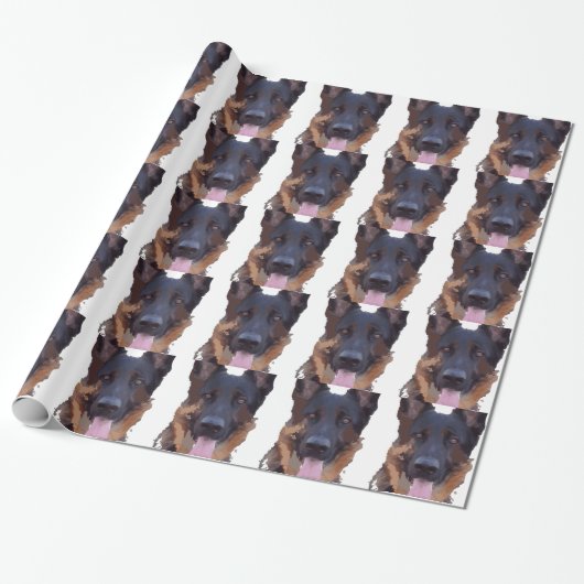 Papier Cadeau Berger Allemand (Déroulé)