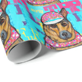 Papier Cadeau Berger Allemand  (Coin rond)