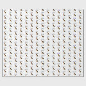 Papier Cadeau berger allemand Anniversaire (Plat)