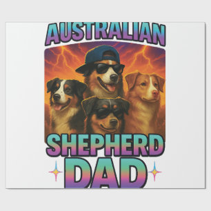Papier Cadeau berger australien