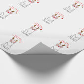 Papier Cadeau Berger australien cher Père Noël…. (Coin)