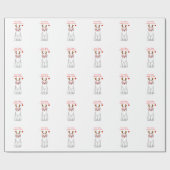 Papier Cadeau Berger australien cher Père Noël…. (Plat)