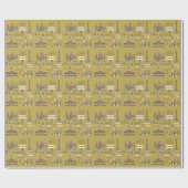 Papier Cadeau Berlin, Illustration Monumentale. (Plat)