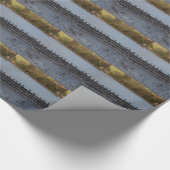 Papier Cadeau Bernaches du Canada Alignées (Coin)