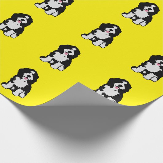 Papier Cadeau Bernedoodle (Coin)