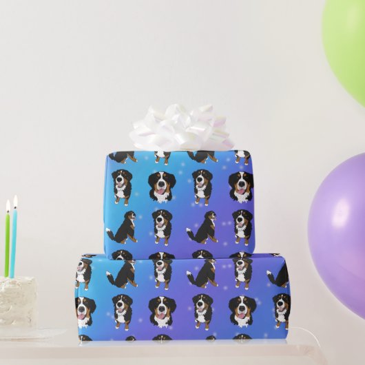 Papier Cadeau Bernese Mountain Dog Anniversaire (Cadeaux de fête)