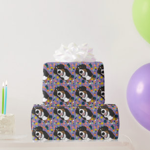 Papier Cadeau Bernese Mountain Dog Anniversaire