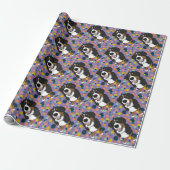 Papier Cadeau Bernese Mountain Dog Anniversaire (Déroulé)