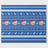 Papier Cadeau BERNIE SANDERS Hannukah (Plat)