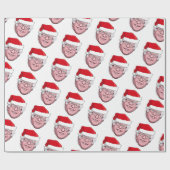 Papier Cadeau BERNIE SANDERS Noël (Plat)