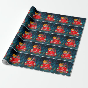 Papier Cadeau Bernois Mountain Dog voiture voiture effrayant Hal