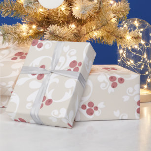 Papier Cadeau Berries de Noël